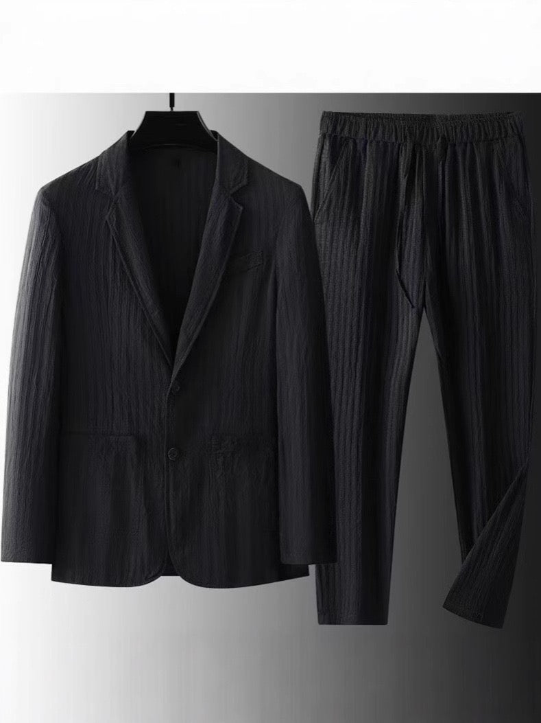 Monaco Textured Blazer Set
