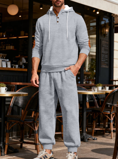 Textured Athletic Set: Comfortable and Stylish
