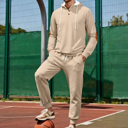 Textured Athletic Set: Comfortable and Stylish