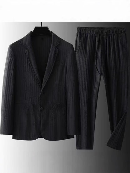 Monaco Textured Blazer Set
