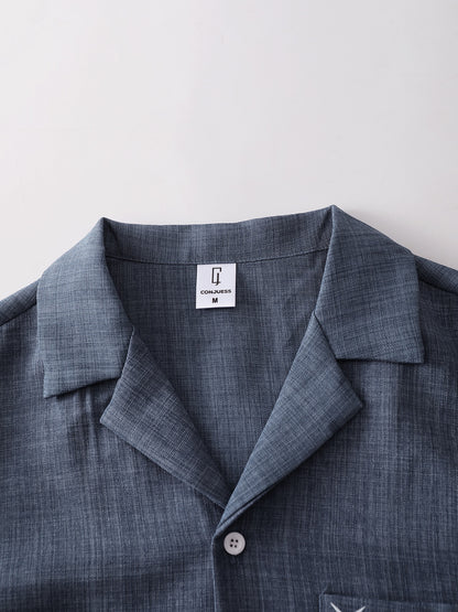 Harbor Linen-Texture Two-Piece Set