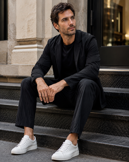 Monaco Textured Blazer Set
