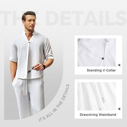 Linen-Texture Vacation Set