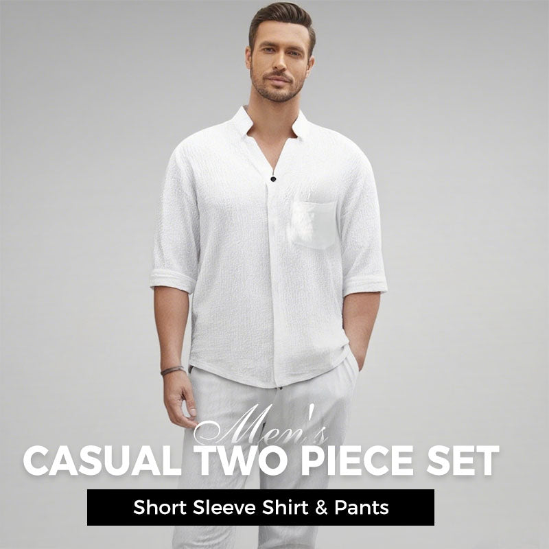 Linen-Texture Vacation Set